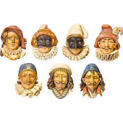 Maschere (7 pezzi)