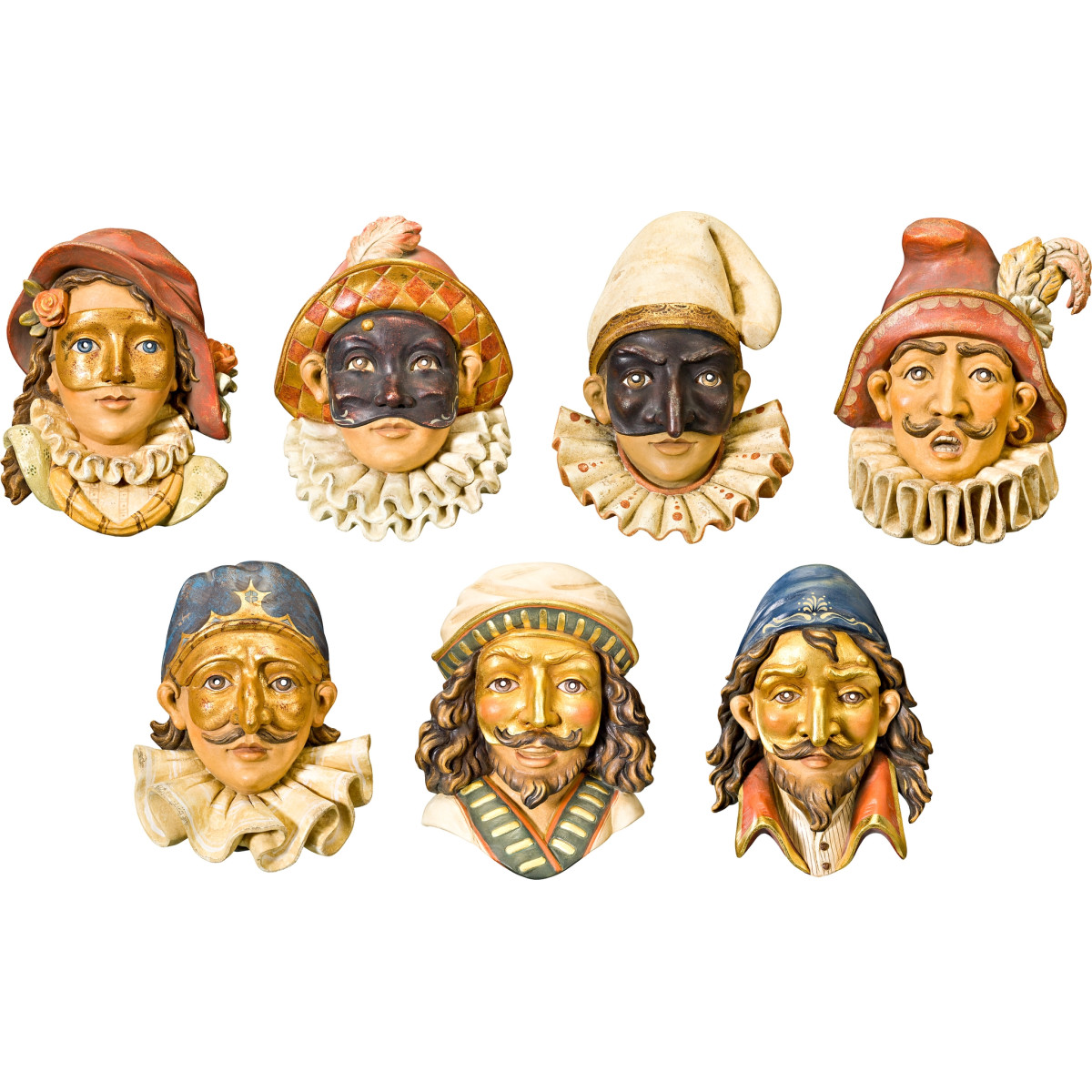 Maschere (7 pezzi)