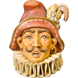 Captain Mask wood carving | Bergland