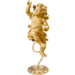 Anjo Bergland à direita em pedestal