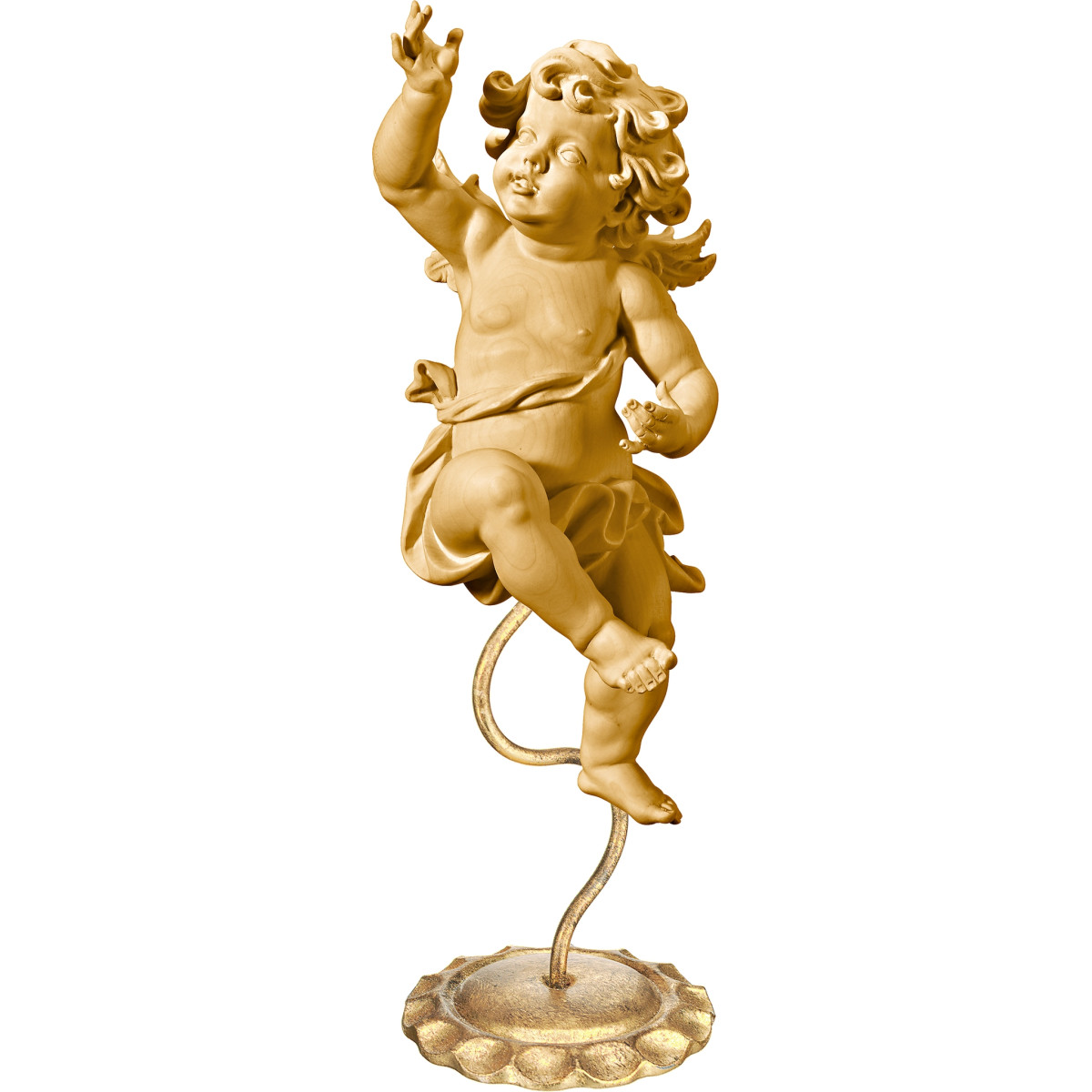 Anjo Bergland à direita em pedestal