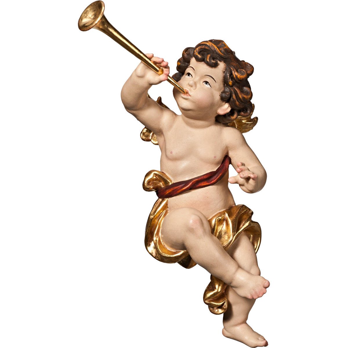 Ángel Bergland con trompeta