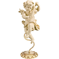 Anjo Bergland com bandolim em pedestal