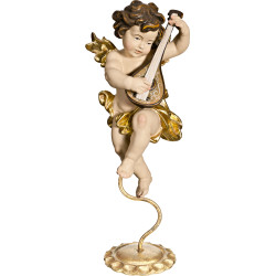 Anjo Bergland com bandolim em pedestal