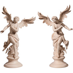 Casal anjos estilo Napolitano com pedestal