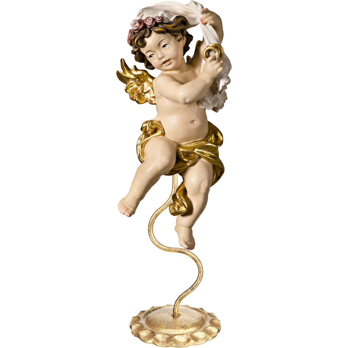 Berglandputto wedding rings on stand