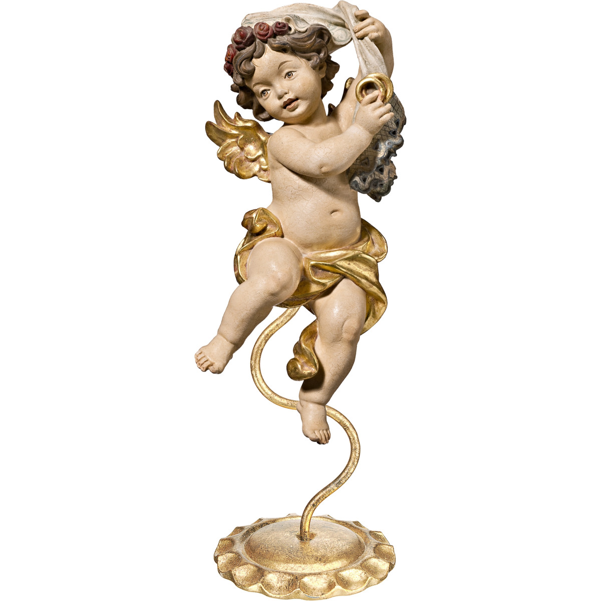 Berglandputto wedding rings on stand