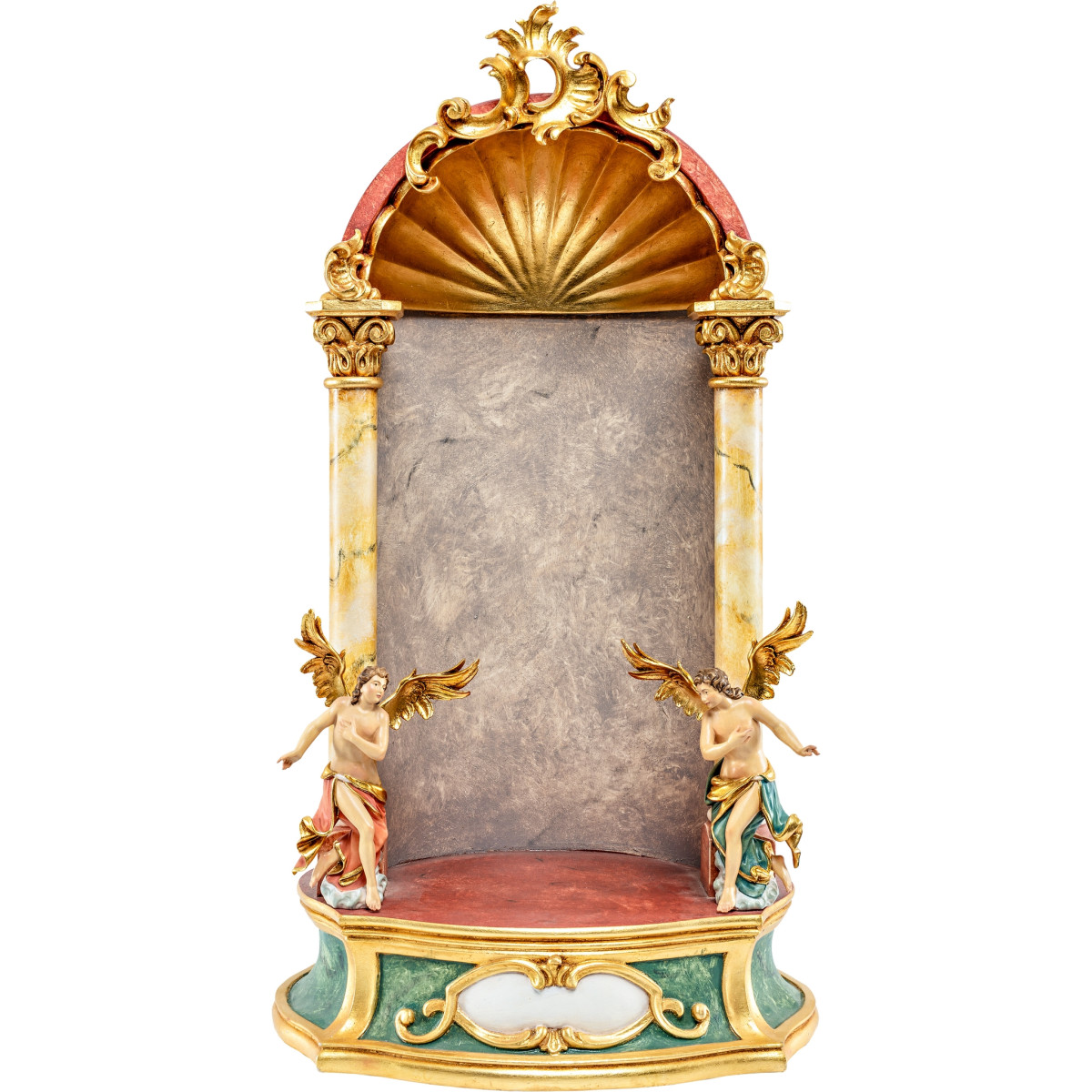 Niche with angels