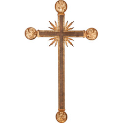 Cruz com Evangelistas e raios