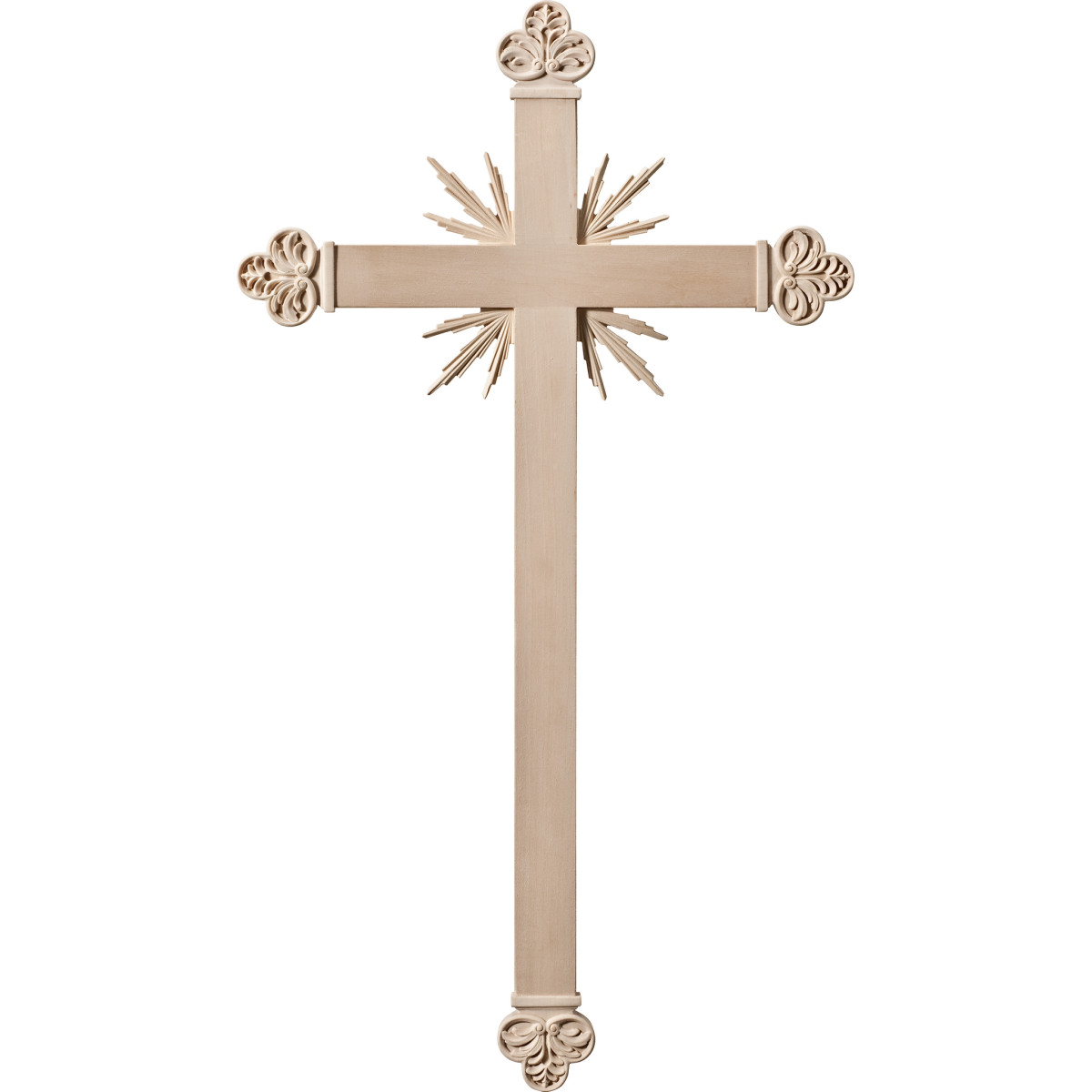 Cross baroque with rays