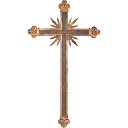 Cross baroque with rays