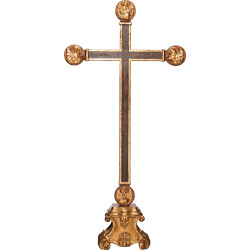Cross with Evangelists on pedestal