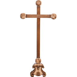 Cross with Evangelists on pedestal