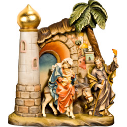 Flight to Egypt with scenery