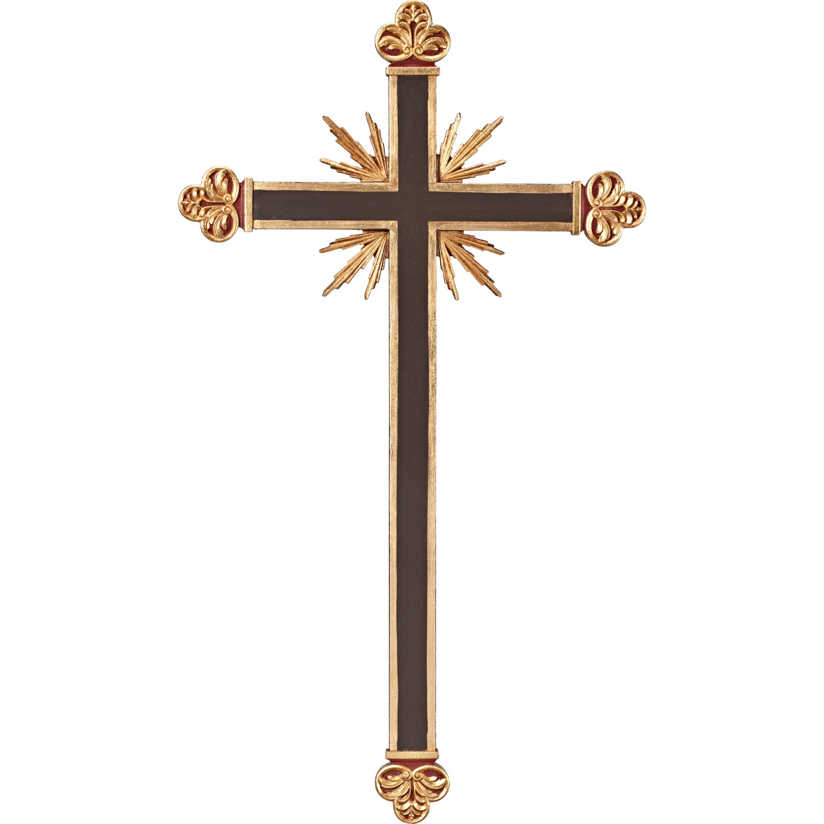 Cross baroque with rays