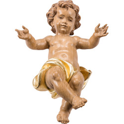 Niño Jesús en madera para belén de Navidad