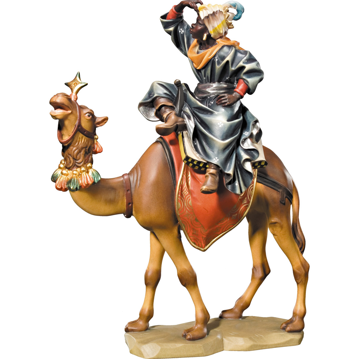 King on camel (with base)