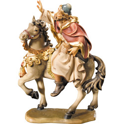 König auf Pferd (mit Sockel)