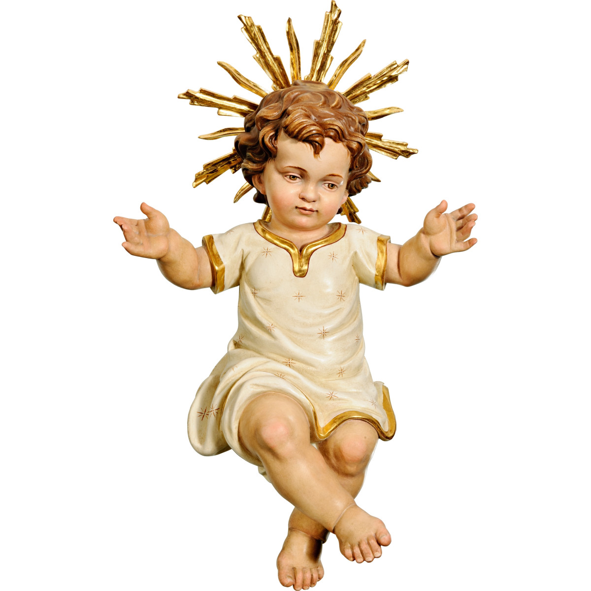 Jesus Child clothed with aureole