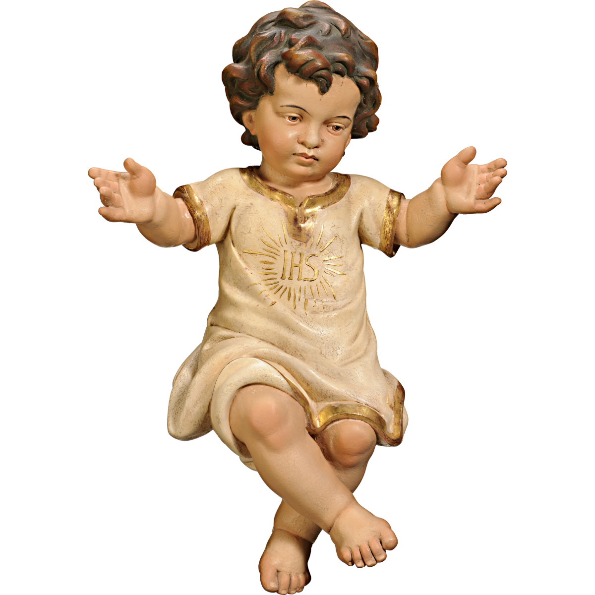 Menino Jesus vestido IHS