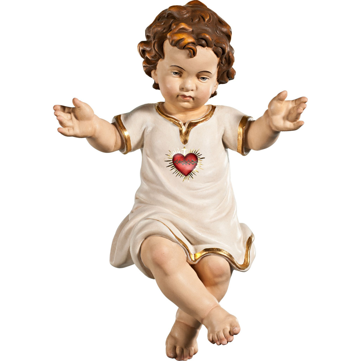 Jesuskind bekleidet mit Herz
