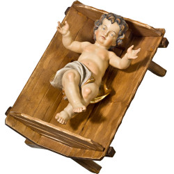 Menino Jesus em cama simples