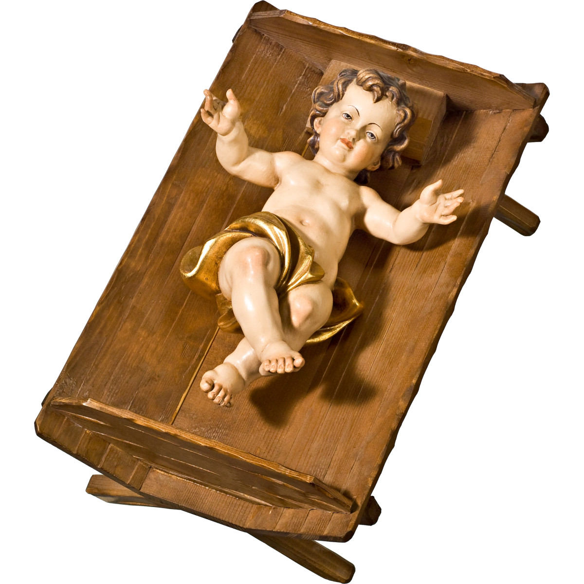 Niño Jesús en cuna simple