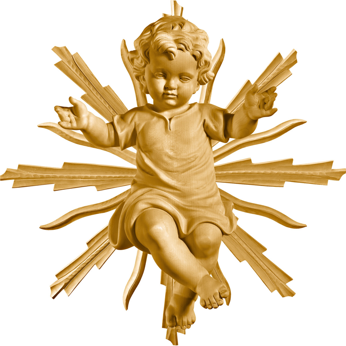 Jesus Child clothed with halo