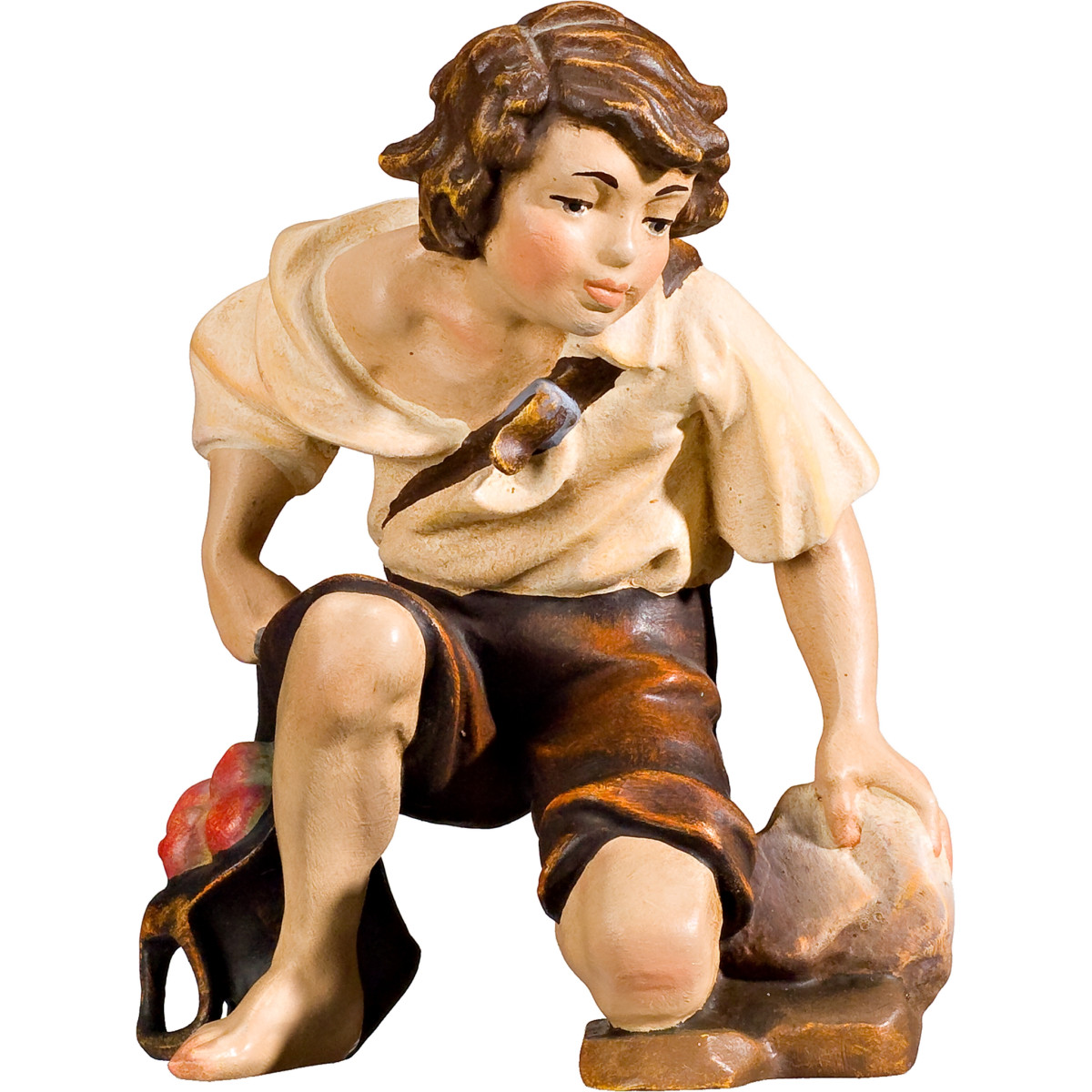 Herdsman kneeling