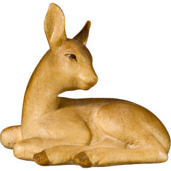 Piccolo di capriolo sdraiato