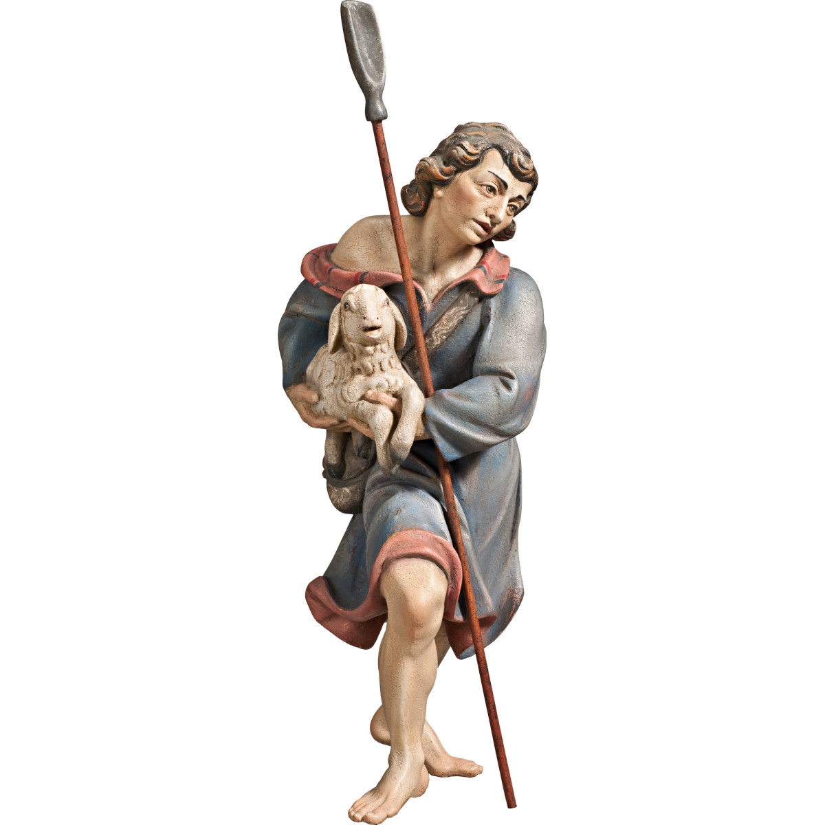 Pastore con agnello e pala (senza base)