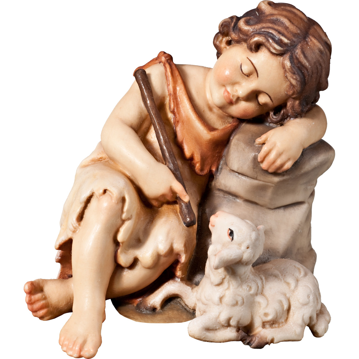 Jovem pastor adormecido