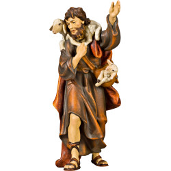 Pastor con corderos
