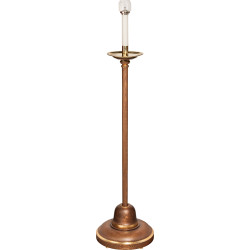 Prozessionskerzenhalter mit Kerze für Flüssigwachs und Sockel