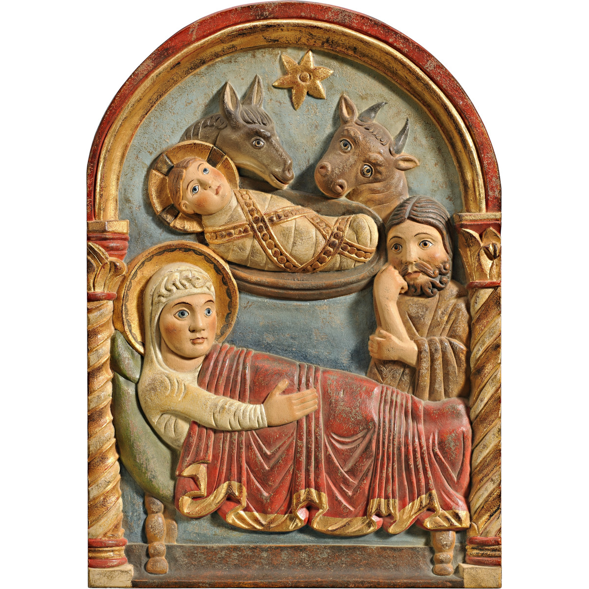 Natividad relieve románica Original Bergland