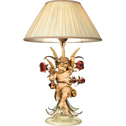 Table lamp with roses and Berglandputto left