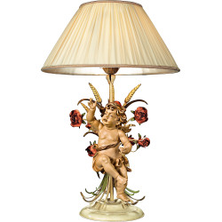 Table lamp with roses and Berglandputto right