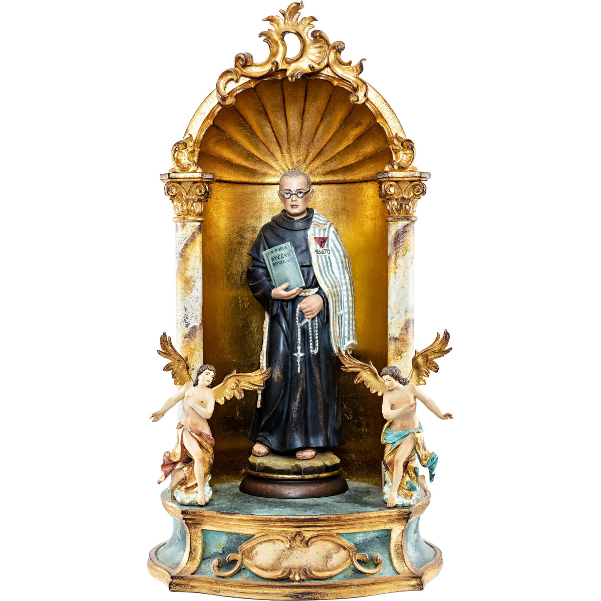 Hl. Maximilian Kolbe Hausaltar Barock | Bergland