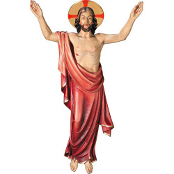 Resurrection of Christ for the wall with aureole