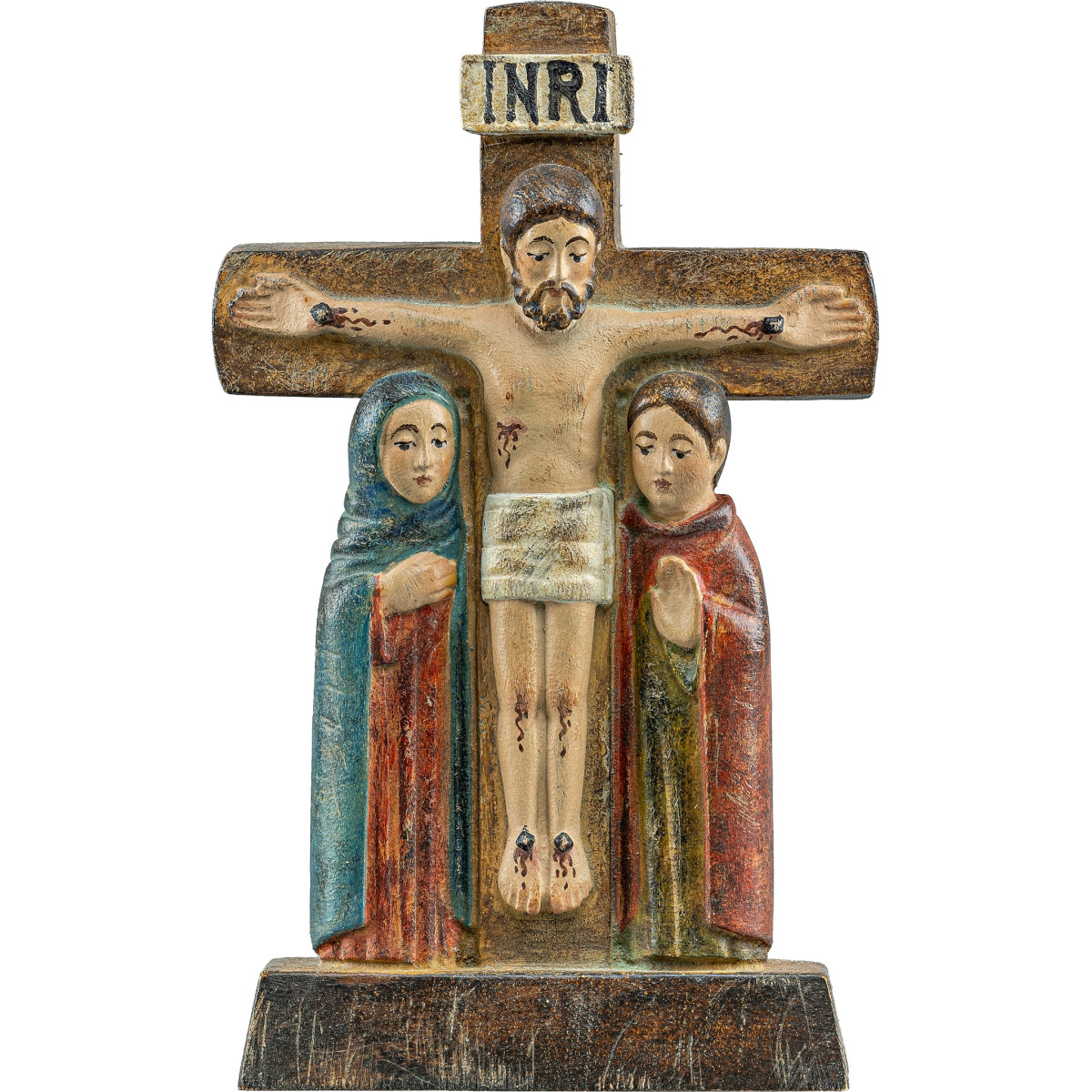 Crucifixión del Gólgota en madera | Bergland
