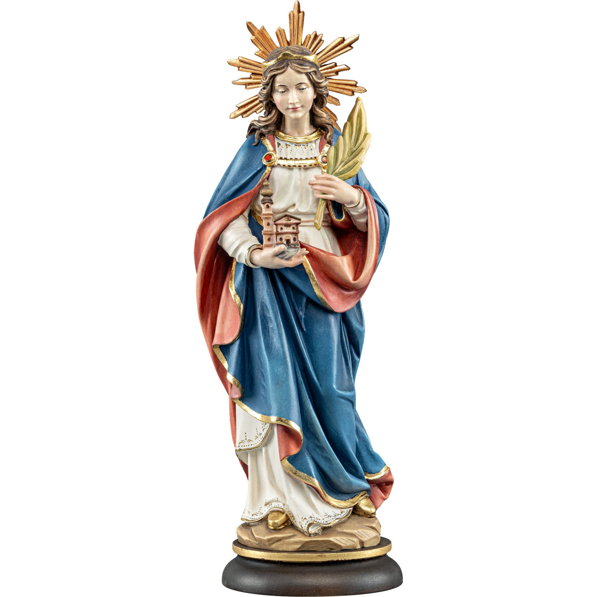 Santa Emma com auréola