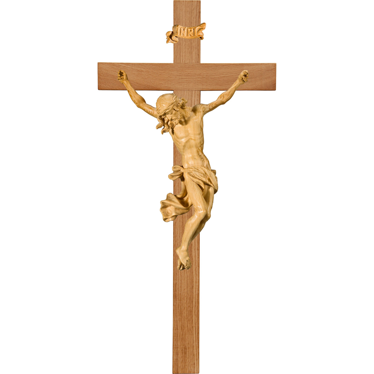Corpus Barock auf Eichenbalken einfach breit