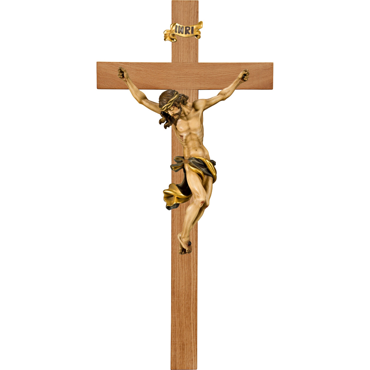 Corpus Barock auf Eichenbalken einfach breit
