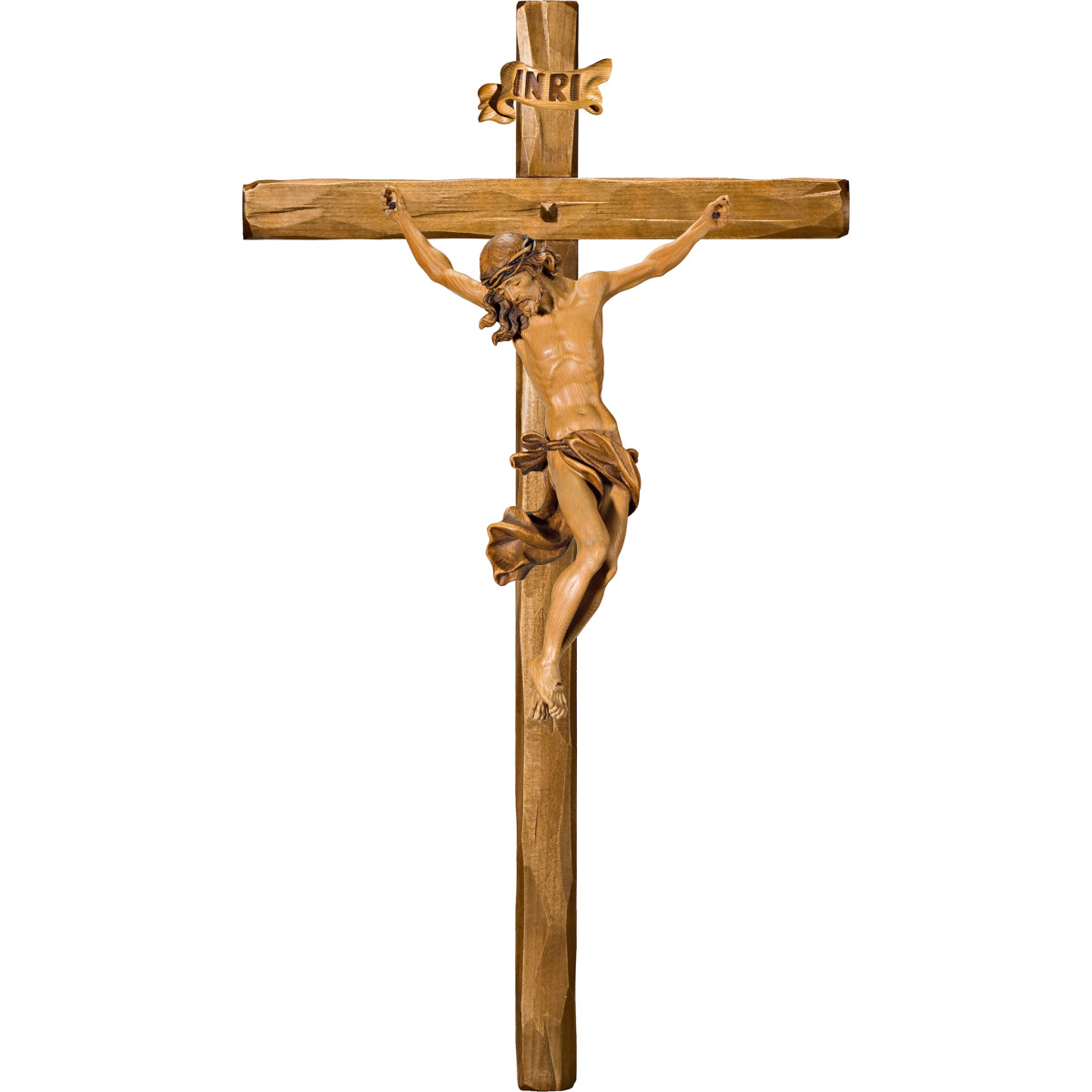 Cristo Barocco su croce dritta