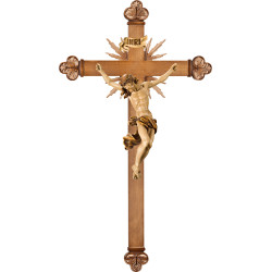 Corpus Baroque on baroque cross with rays