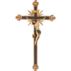 Corpus Baroque on baroque cross with rays