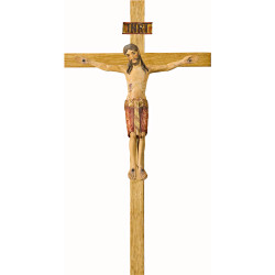Corpus Romanic on oak cross