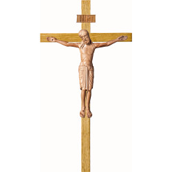 Corpus Romanic on oak cross
