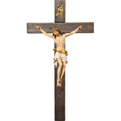 Corpus Pisa on Old wood cross