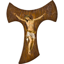 Corpus Pisa auf Tau Kreuz